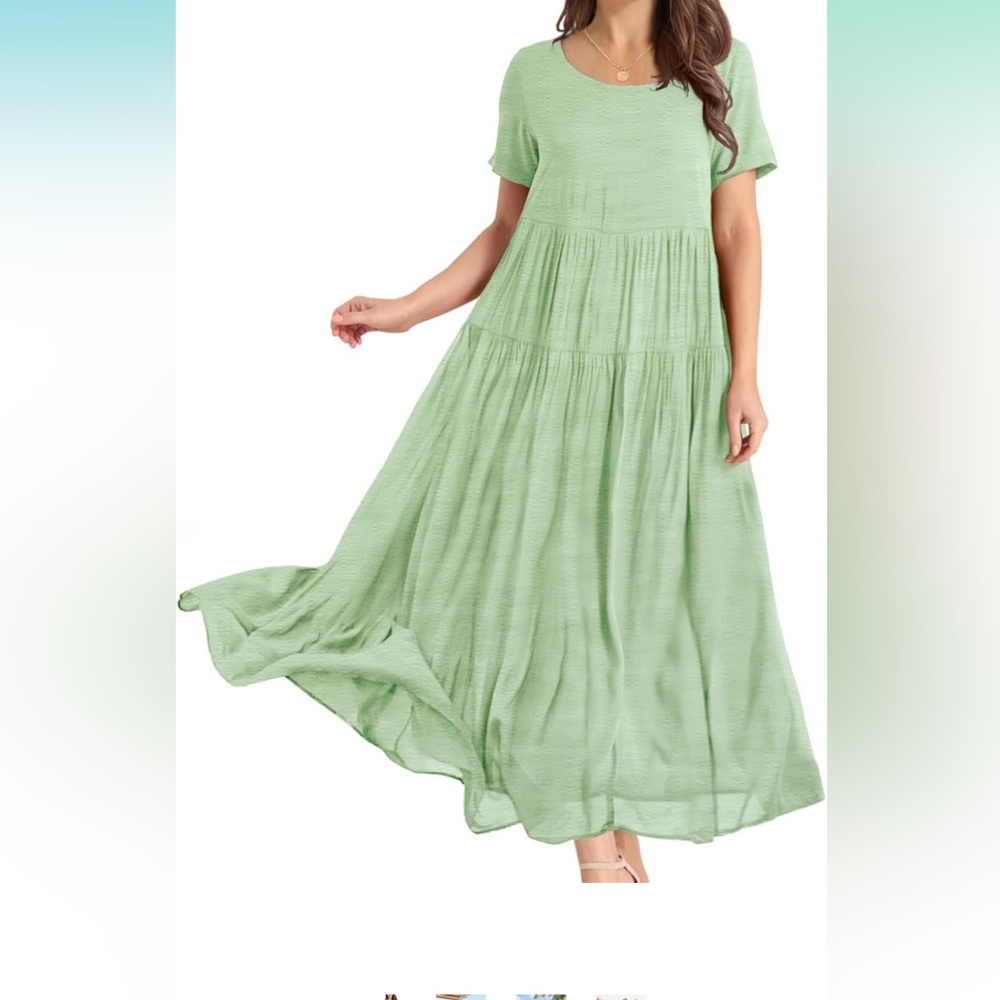 Chic Mint Green Maxi Dress